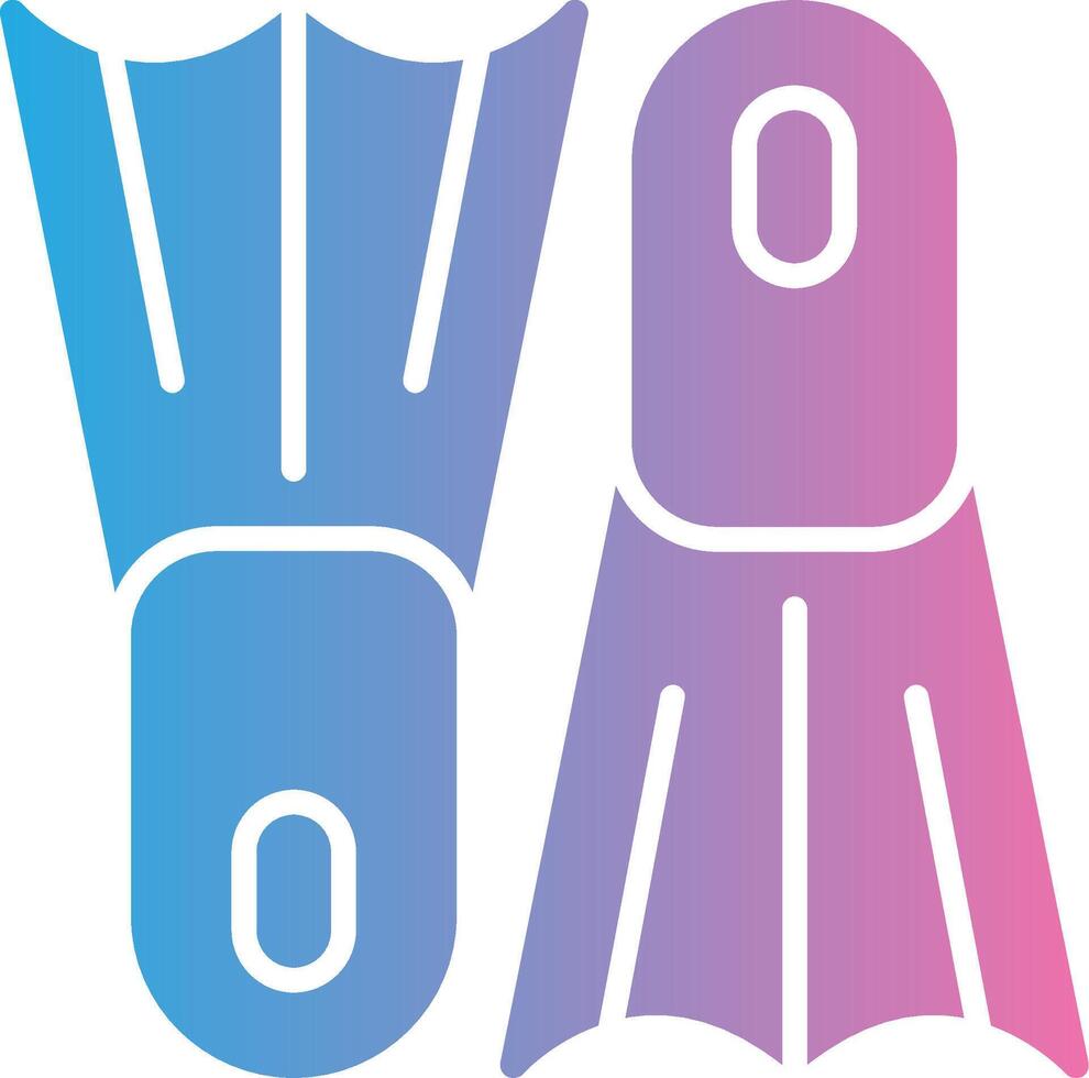 Flippers Clean Frame Object vector