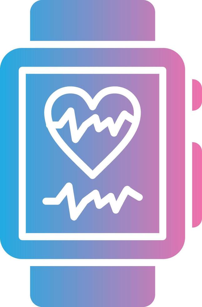Heart Rate UX Focused Shape vector