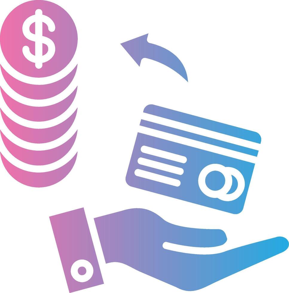 Payment Interface Line Graphic vector