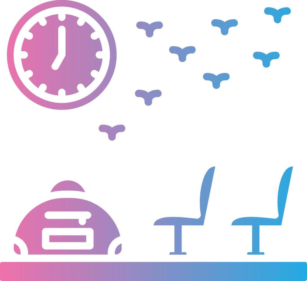 Waiting Room 3D Rendered Symbol vector