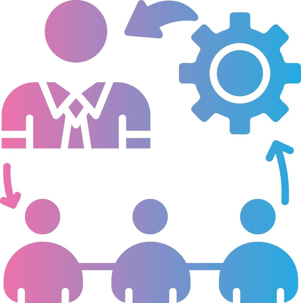 Hierarchy Structure Bright Flat Artwork vector