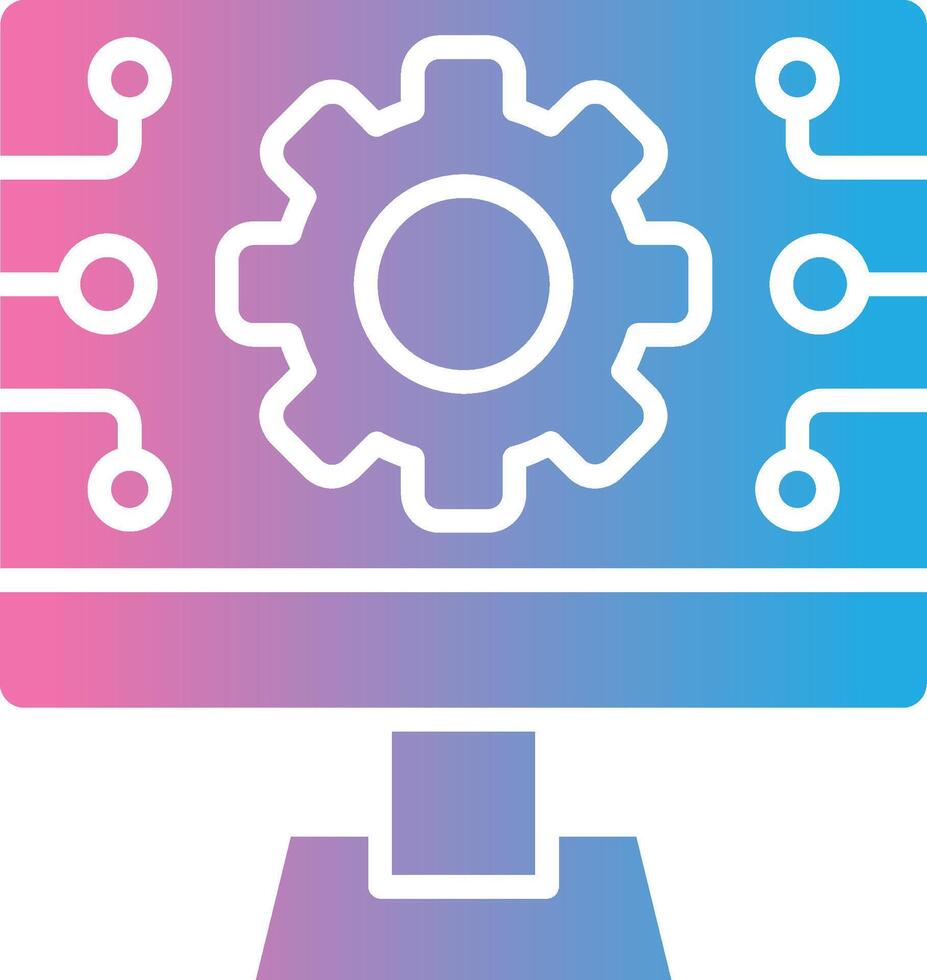 Lcd Custom Line Element vector