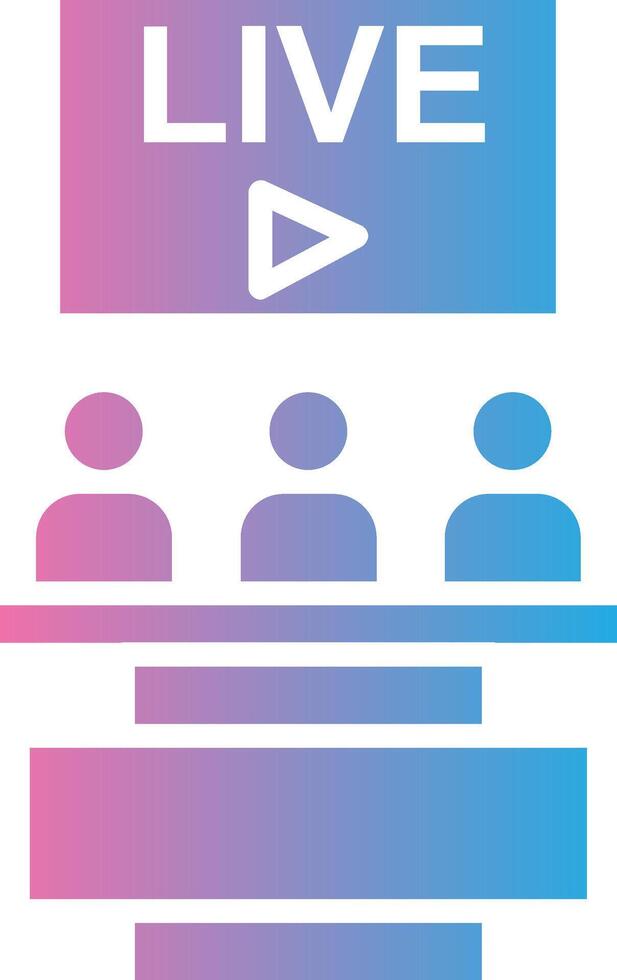 Live Streaming Wireframe App Design vector