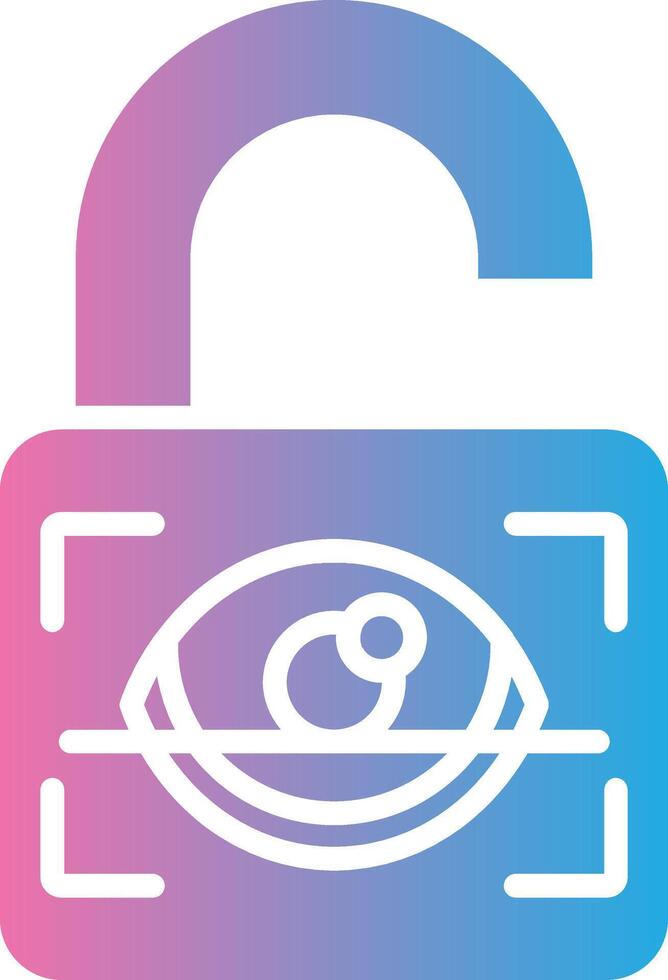 Padlock Minimal Graphic Visual vector