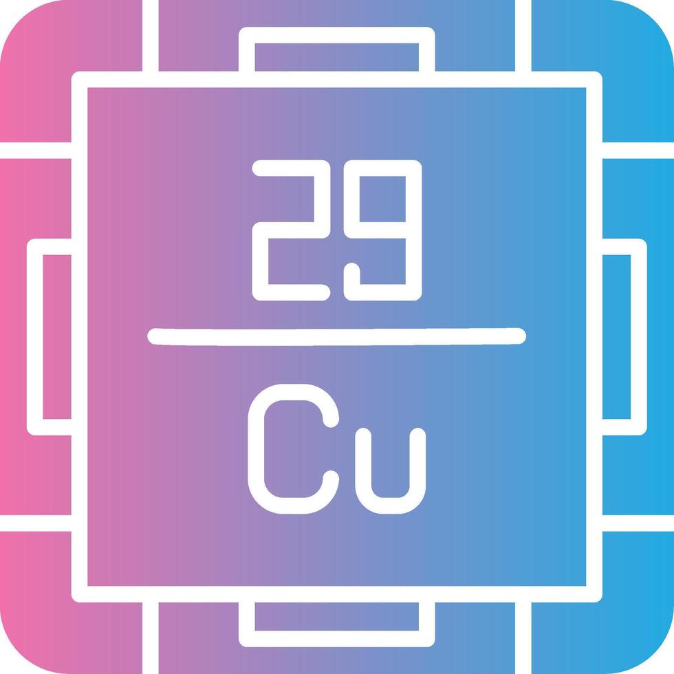 Copper Gradient Style Element vector
