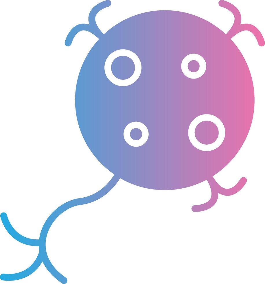 Neuron Monochrome Line Graphic vector
