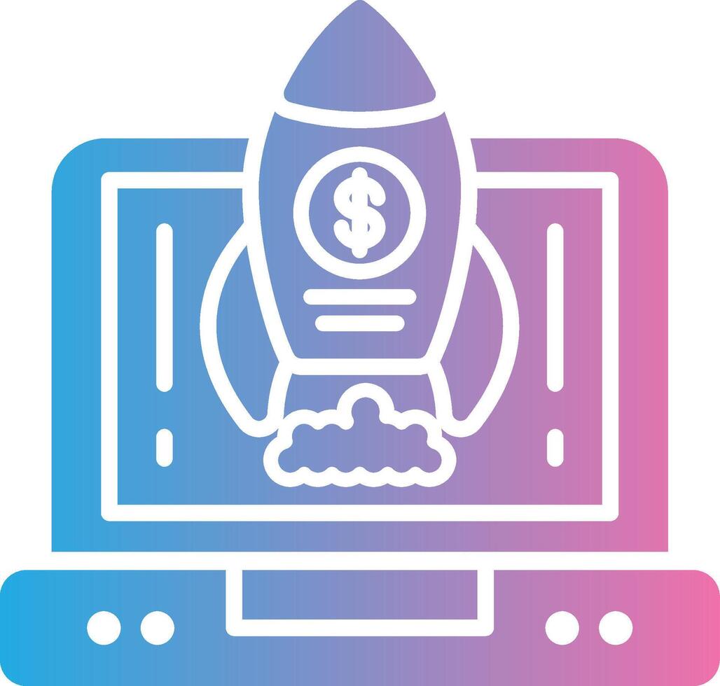 Rocket Creative Grid Symbol vector