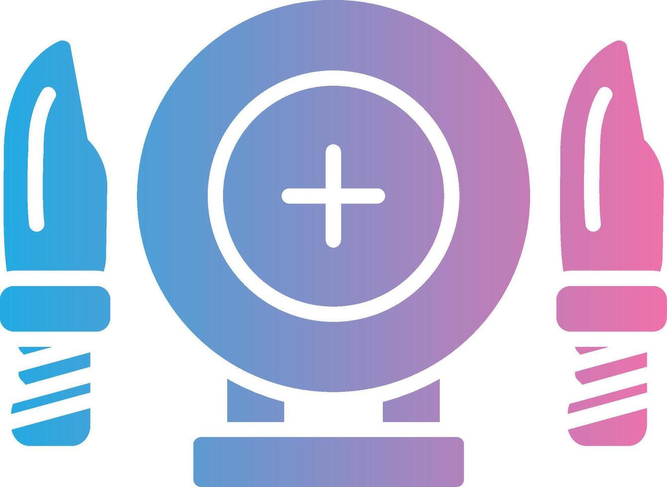 Target Monochrome Line Graphic vector