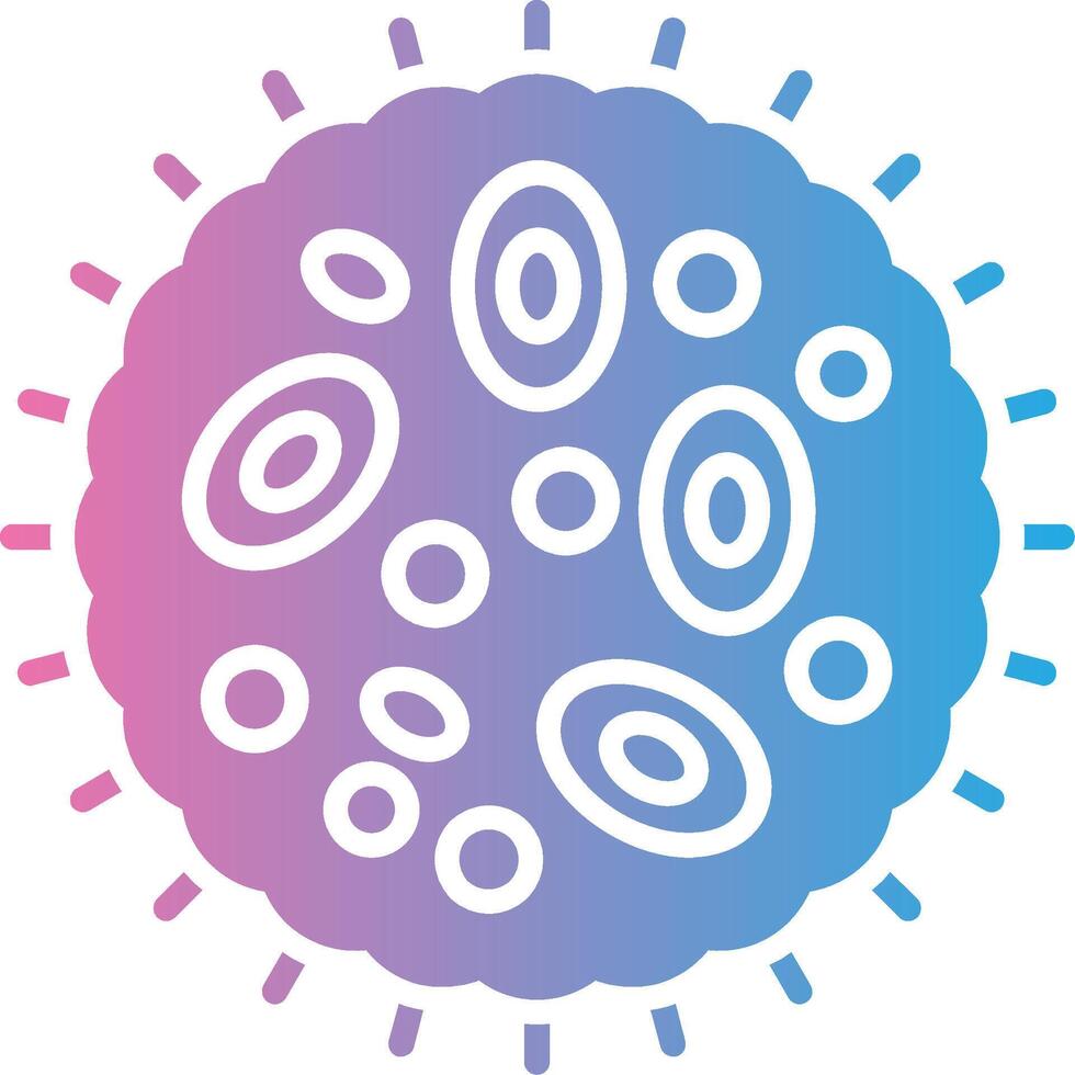 White Blood Cell UX Focused Shape vector
