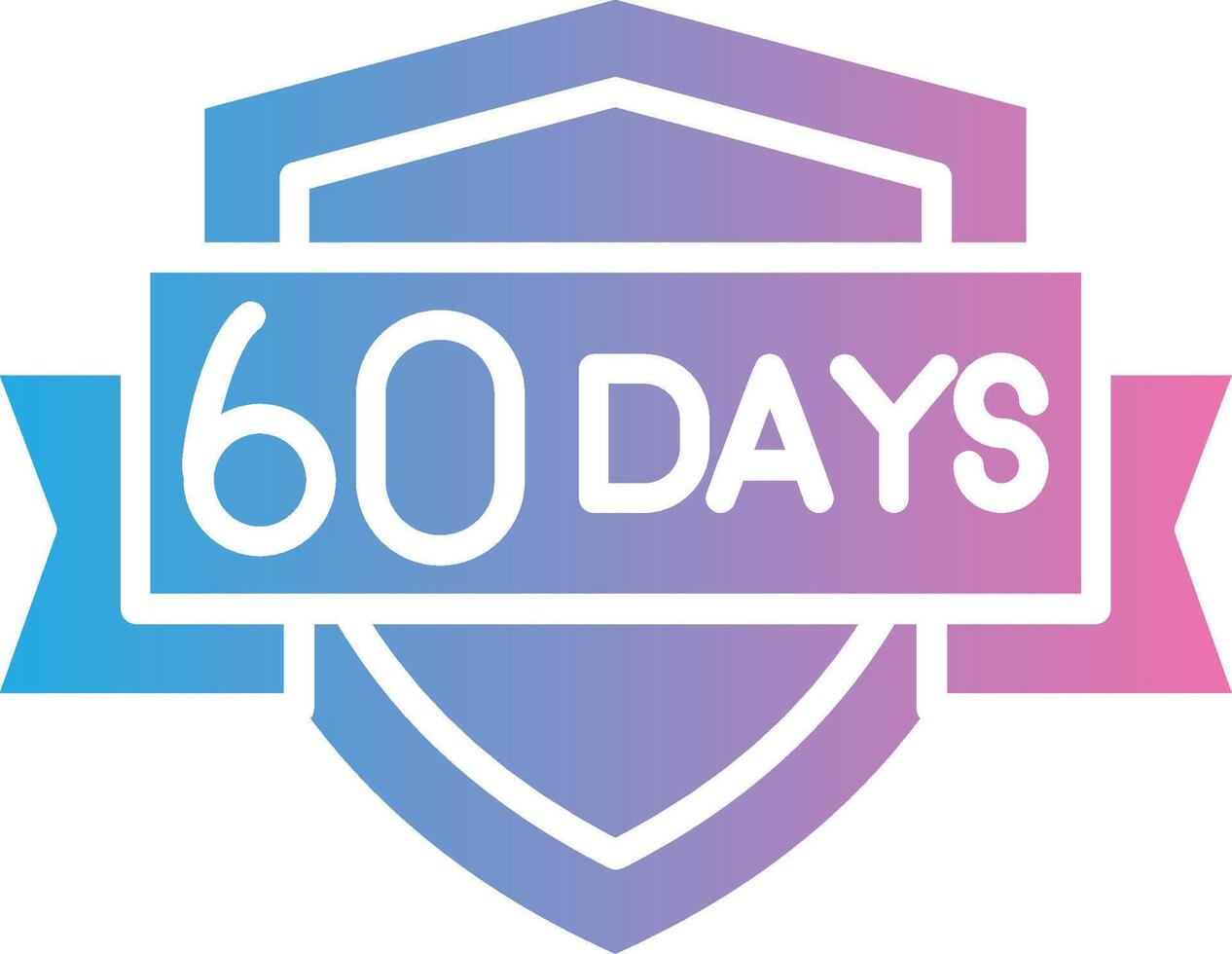 60 Days UX Focused Shape vector