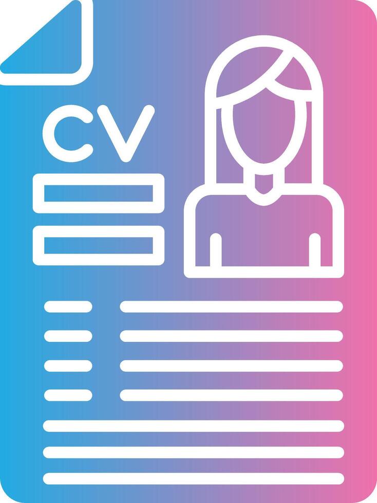 CV Interface Line Graphic vector