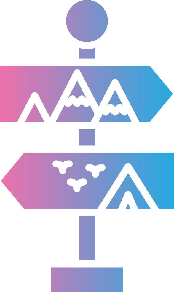 Direction Monochrome Line Graphic vector