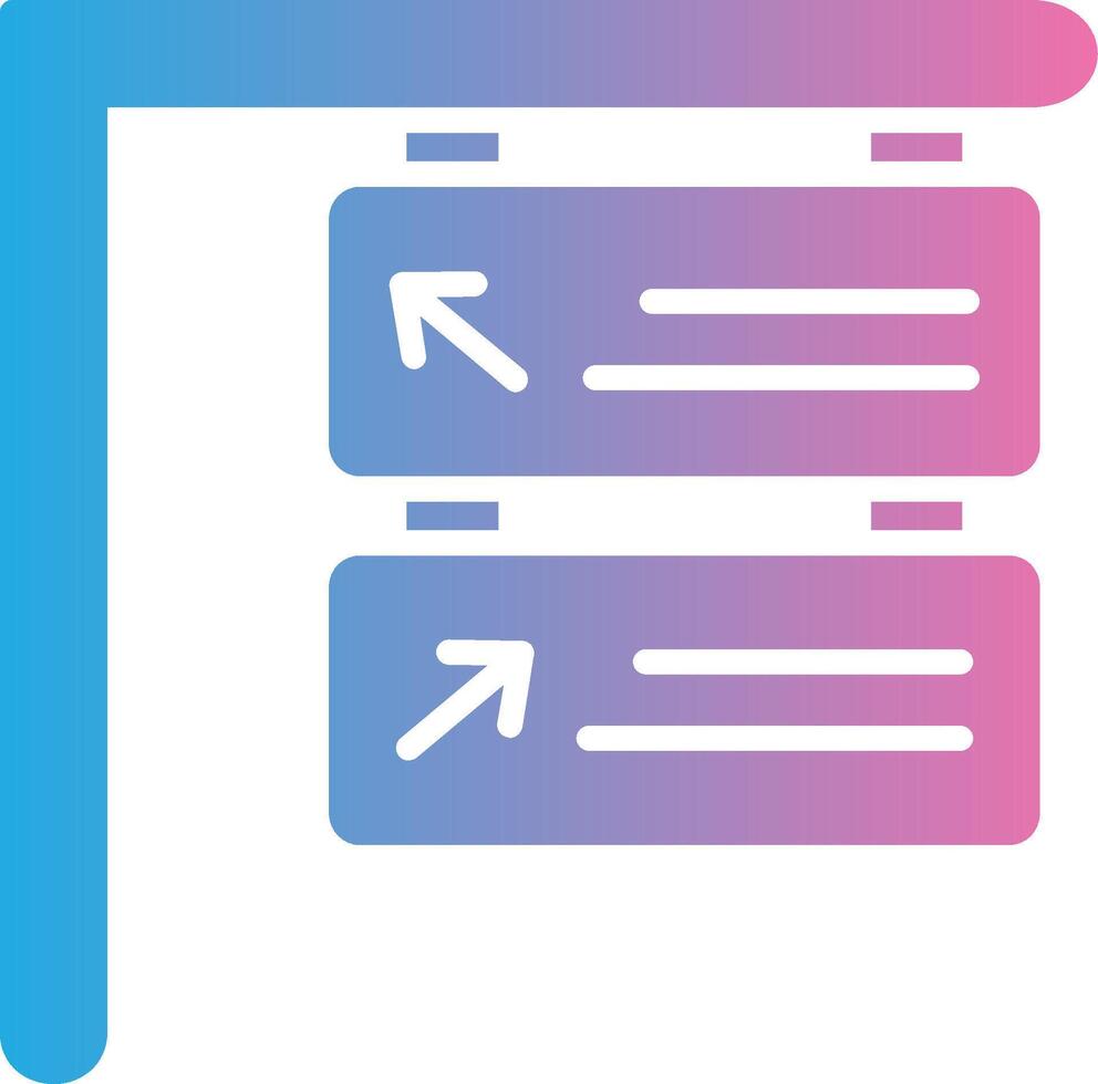 Signage Pastel Tone Form vector