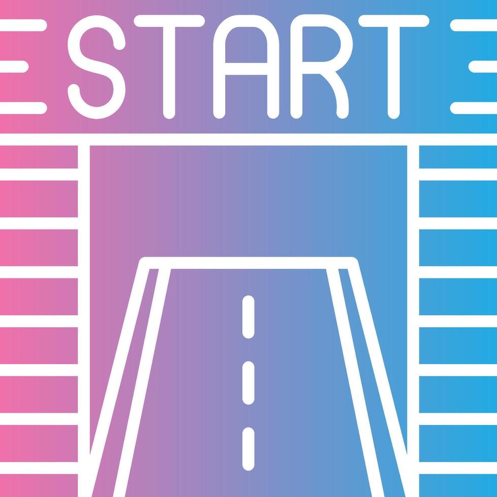 Start Futuristic UI Mark vector