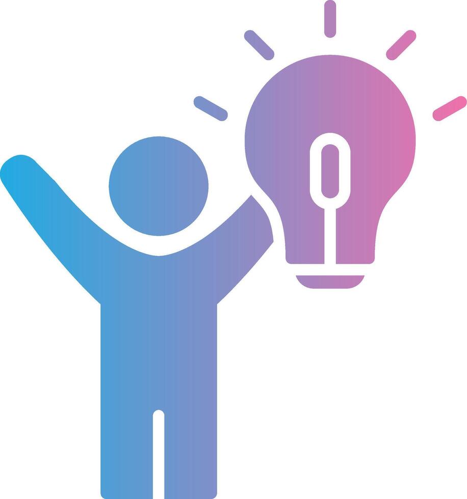 Successful Flat Symbol vector