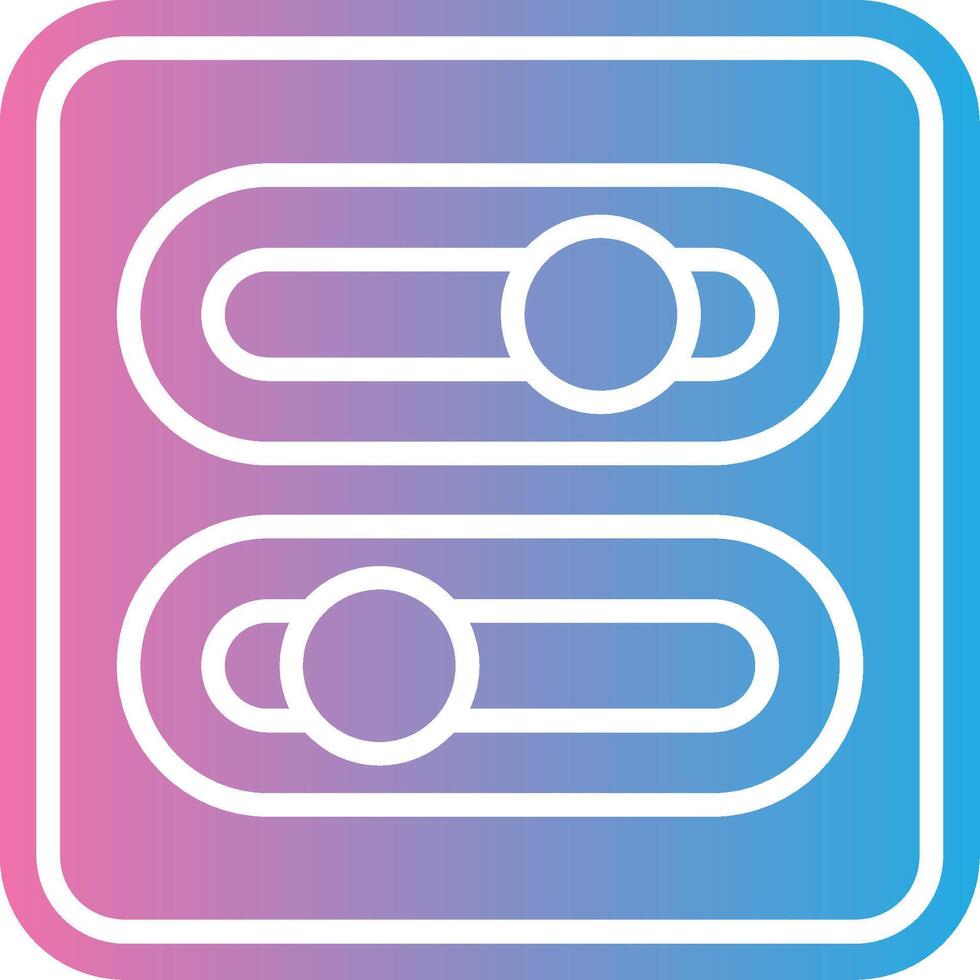 Switch Outlined Line Artwork vector
