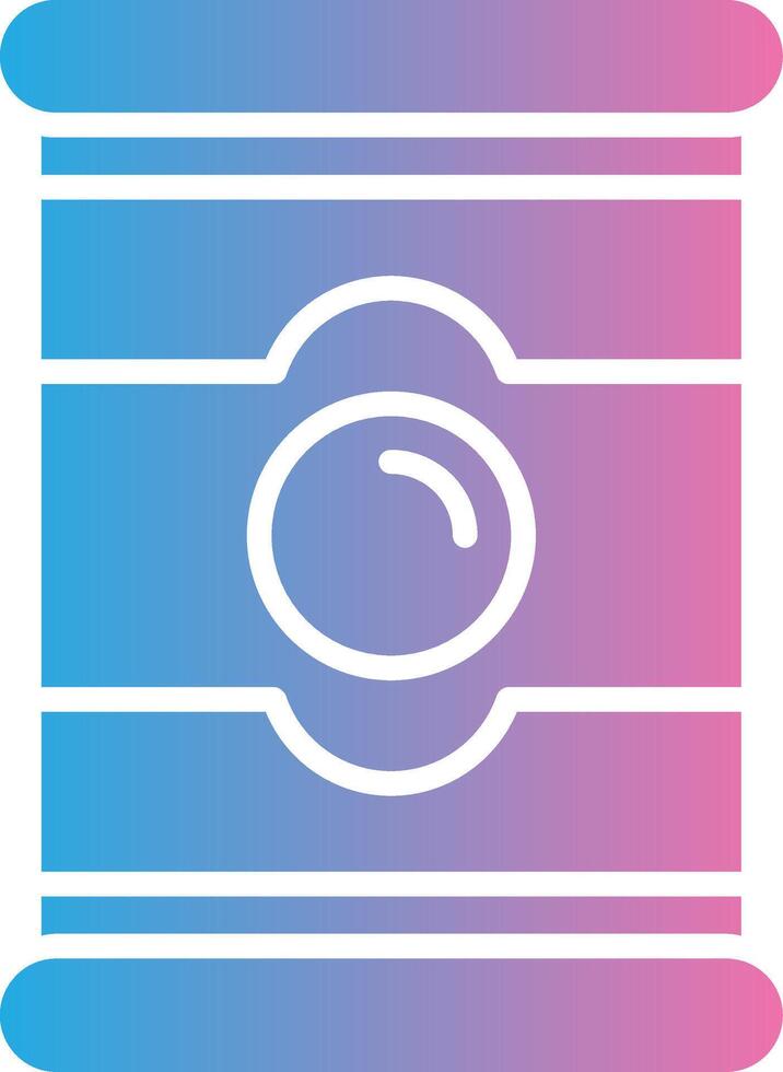 Tinned Food Digital Tech Element vector