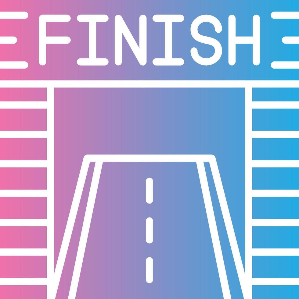 Finish Line Pastel Color Graphic vector