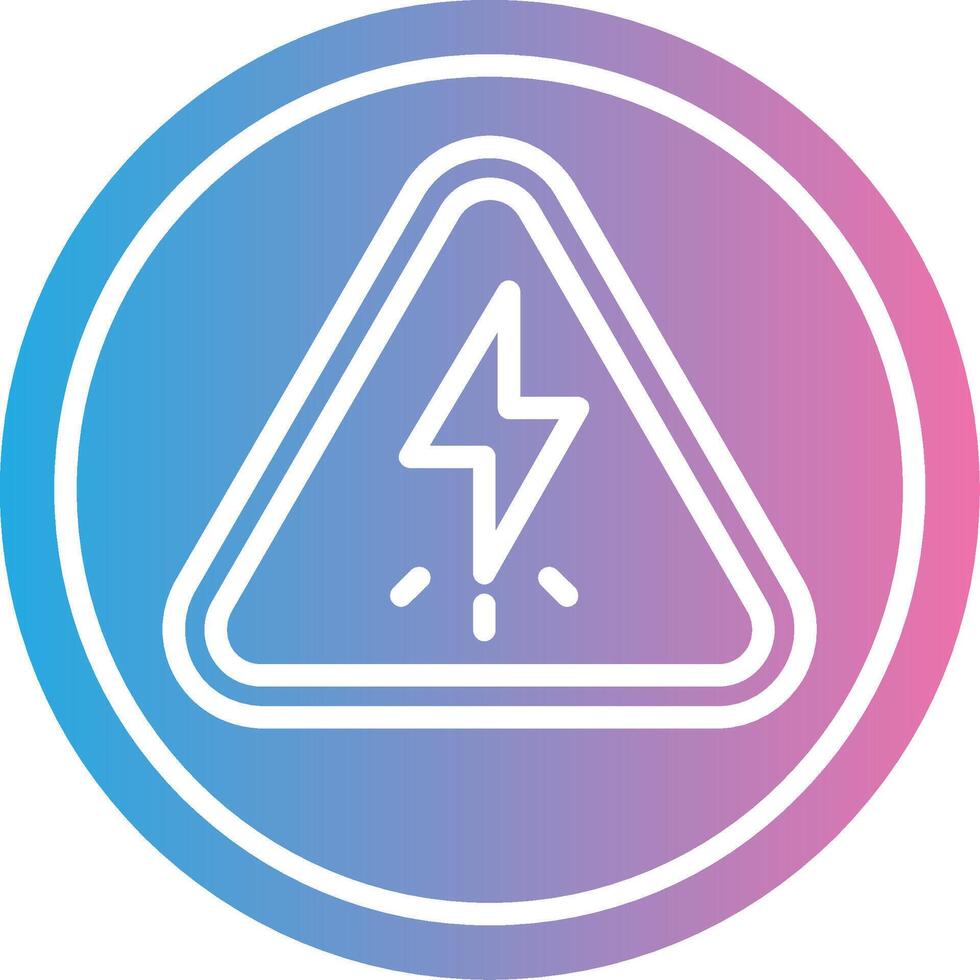 High Voltage Minimal UI Element vector