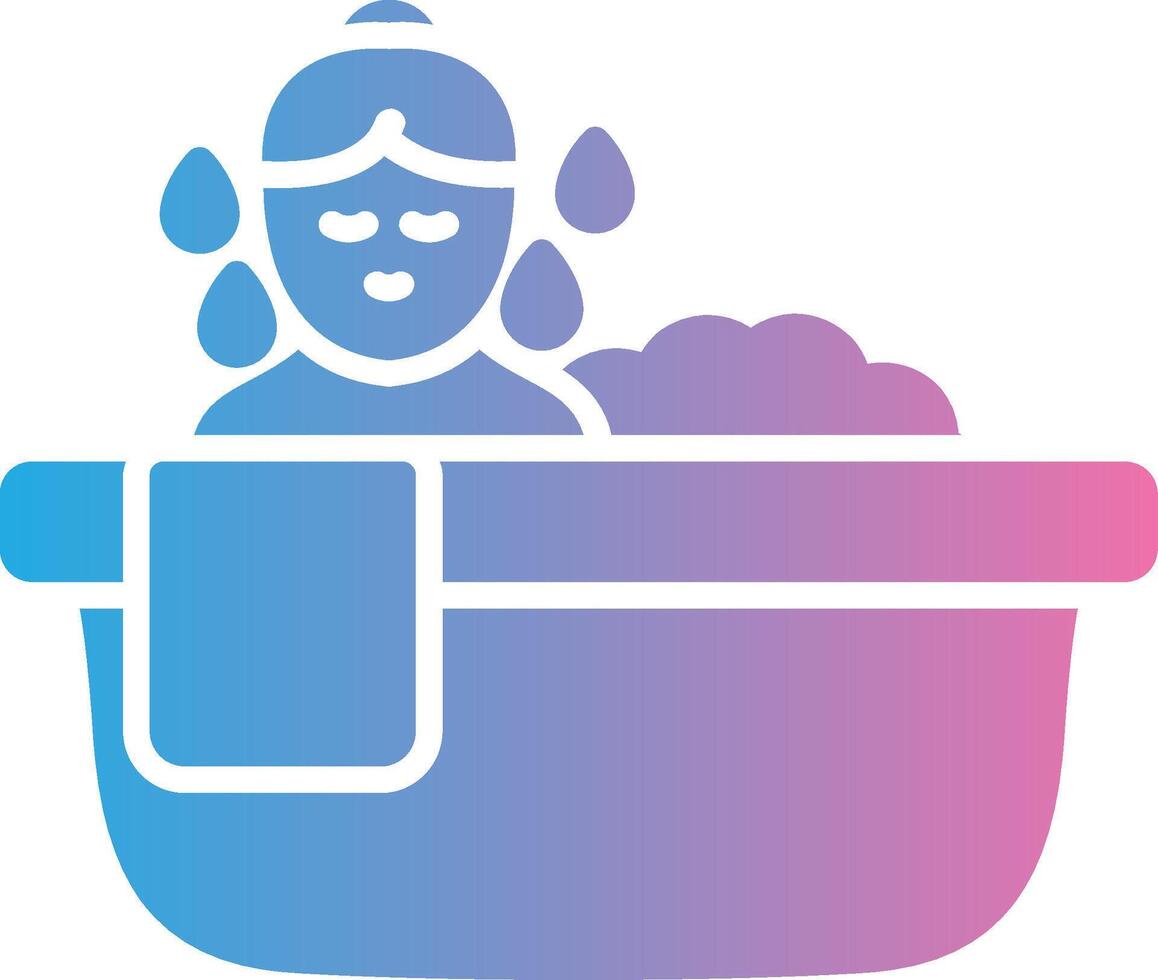 Hydrotherapy User-Friendly Drawing vector