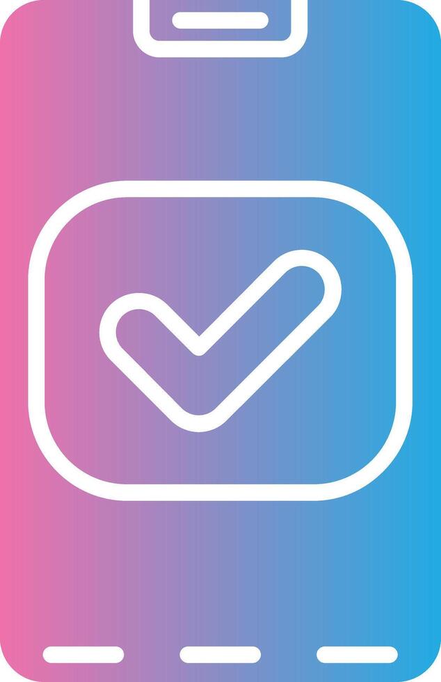 Smartphone Interface Line Graphic vector