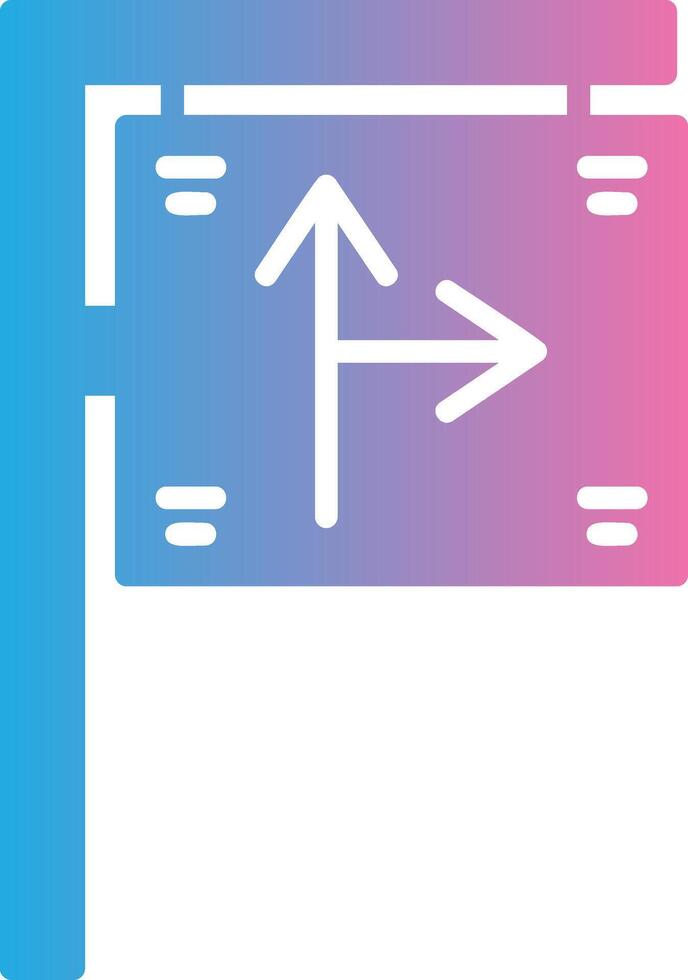 Trafic Sign Minimal Design Badge vector