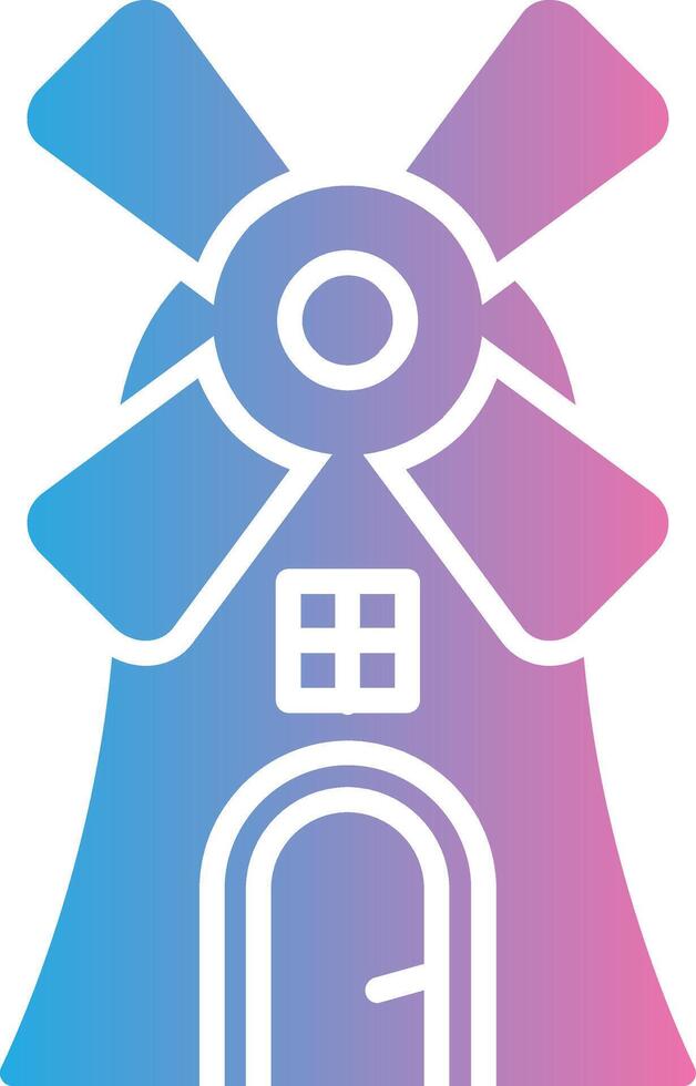 Mill Modern Interface Badge vector