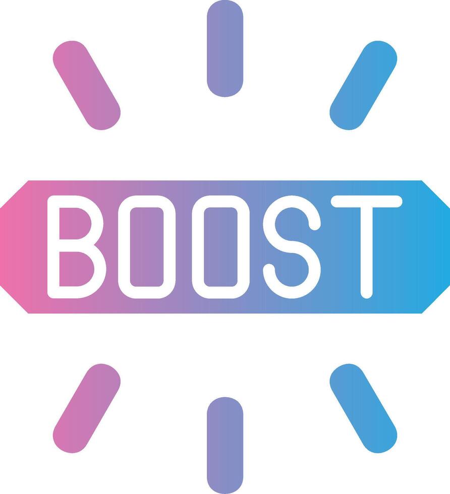 Boost High Contrast Badge vector