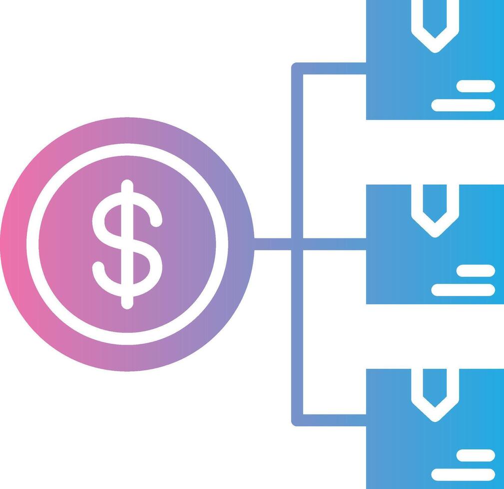 Cost Modern Interface Badge vector
