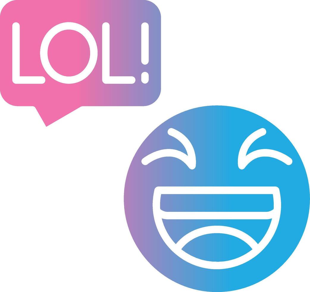 Lol 3D Rendered Symbol vector