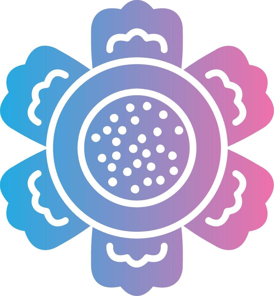 Rafflesia Digital Outline Piece vector