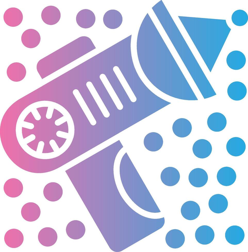 Space Gun Coded UI Symbol vector
