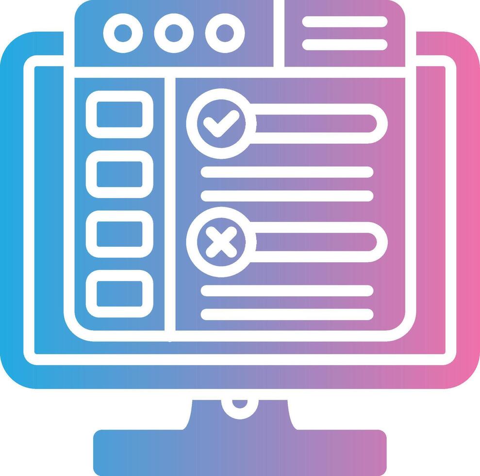 Testing Outlined Line Artwork vector