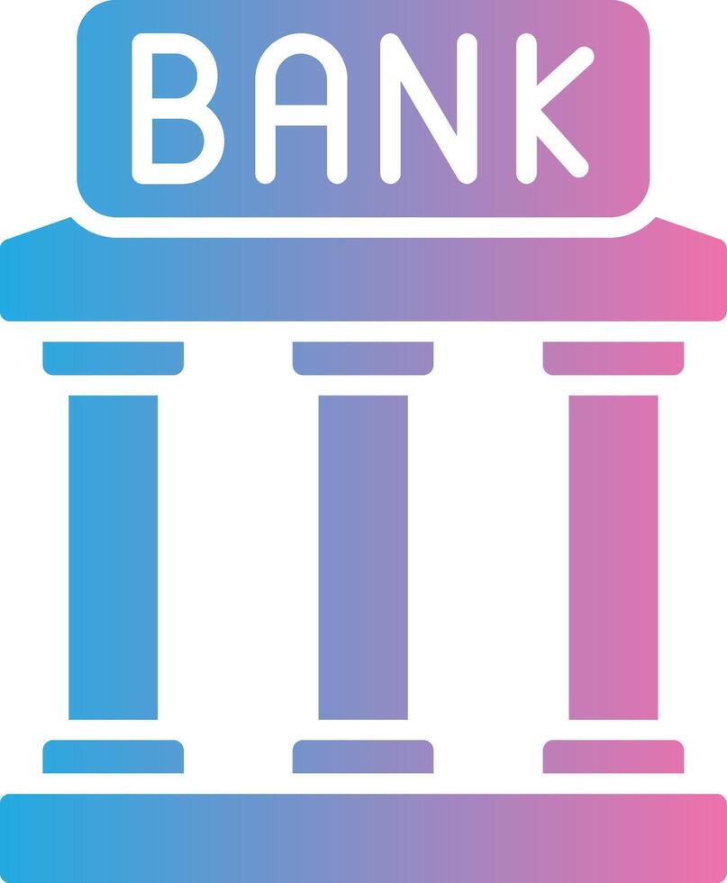 Bank Interface Line Graphic vector