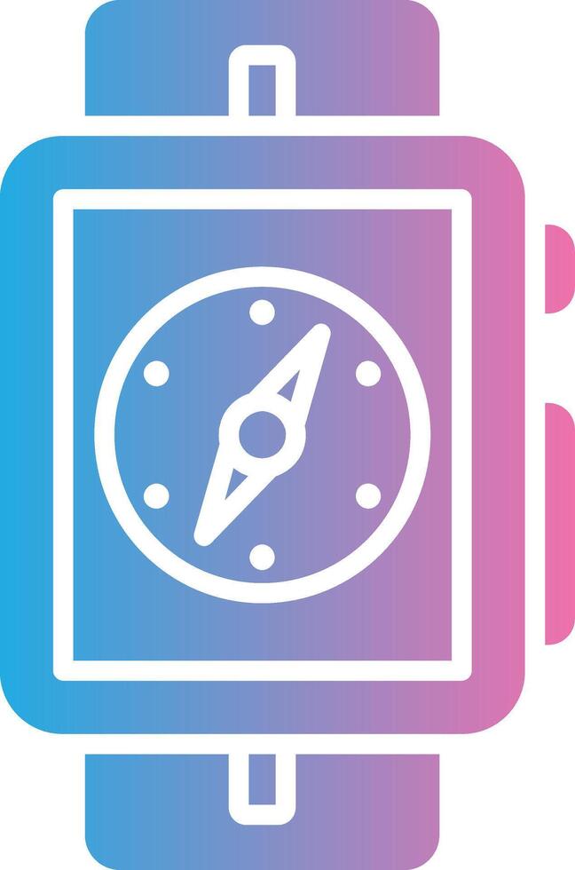 Compass Neon UI Symbol vector