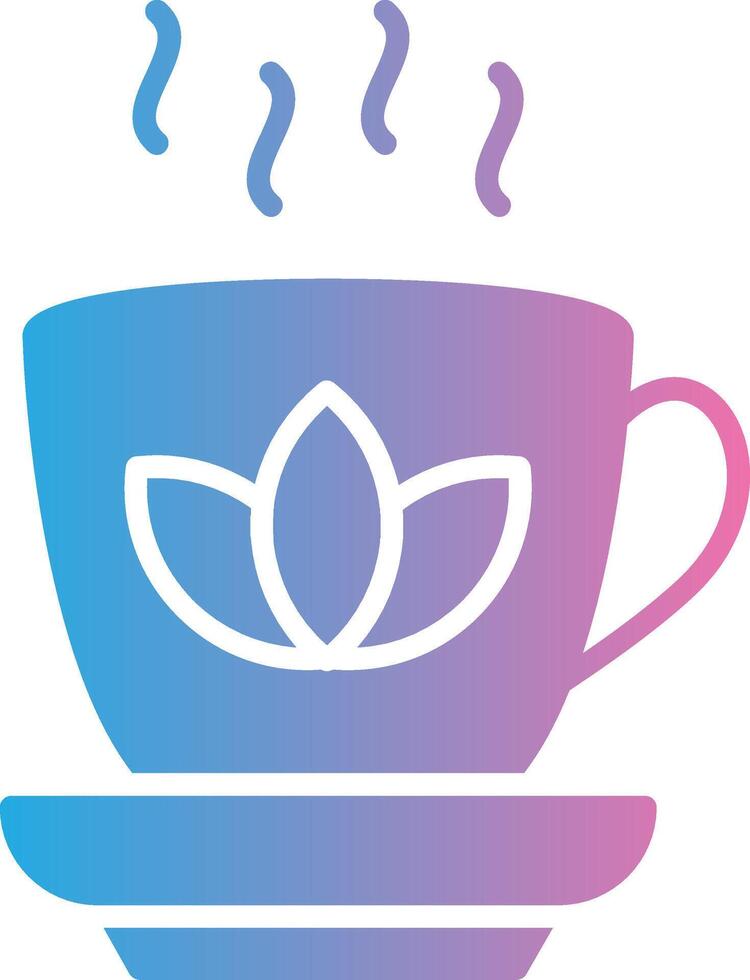 Herbal Tea UX Focused Shape vector