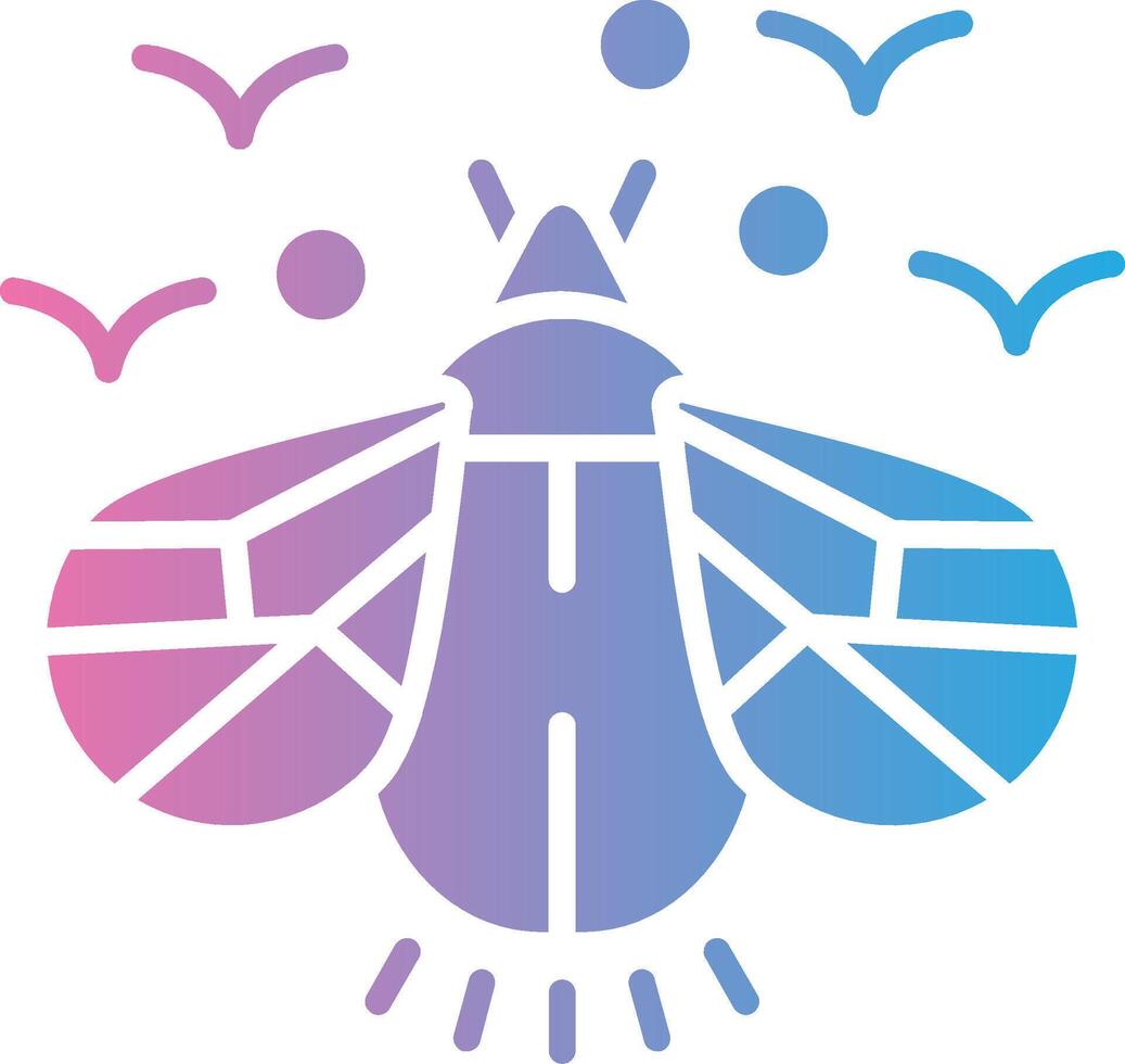 Insect Pixel Style Badge vector