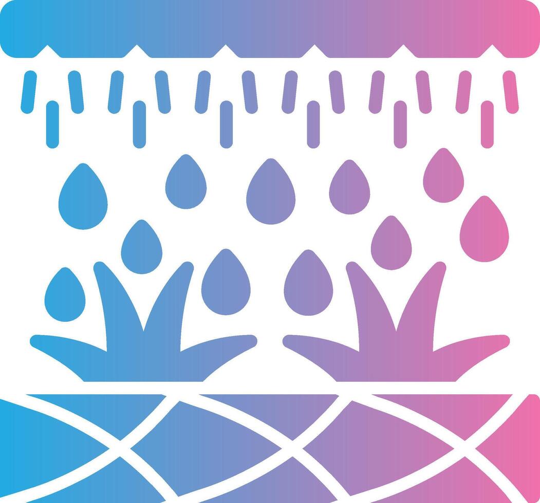 Irrigation Clean Digital Design vector