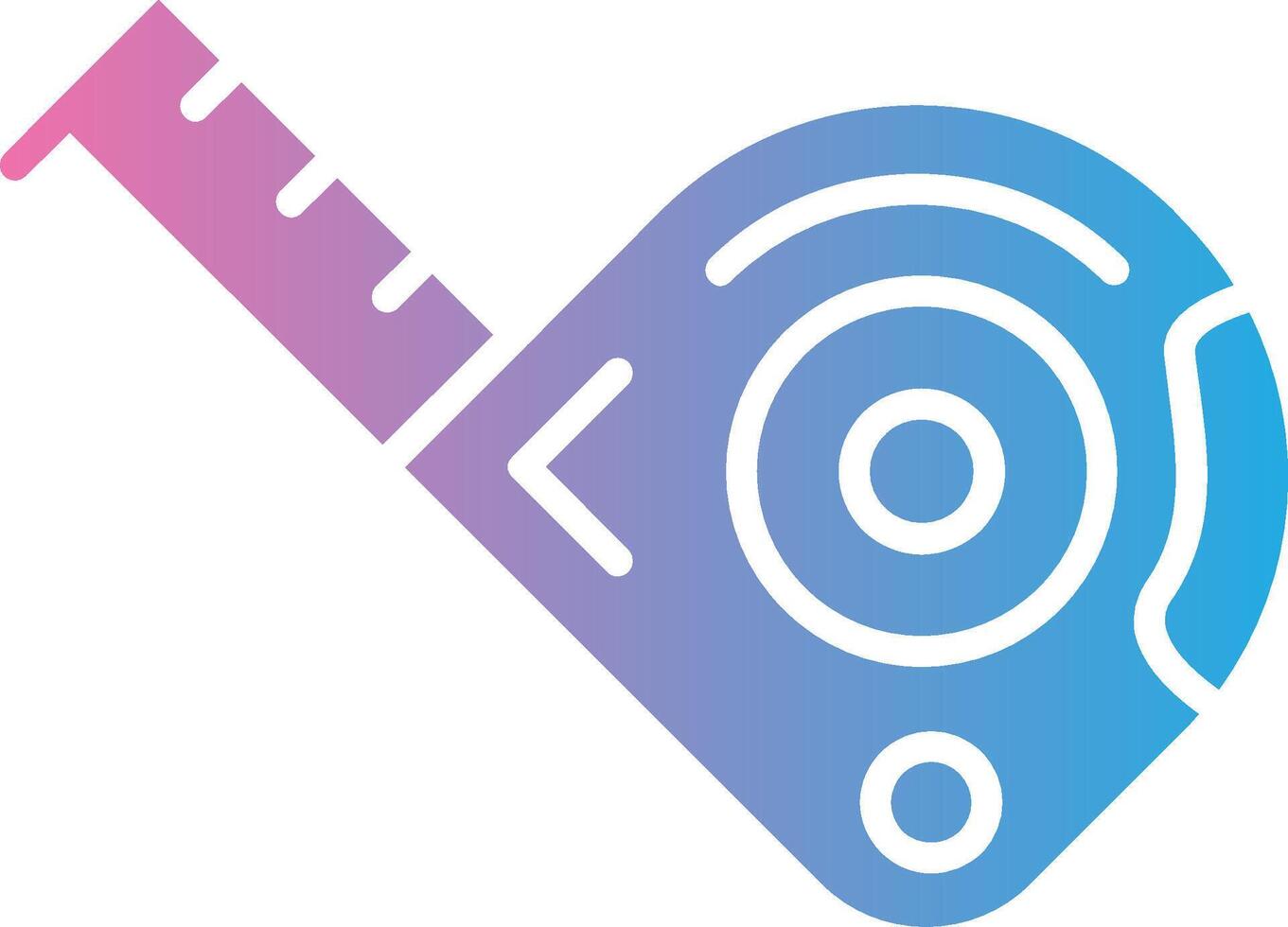 Measuring Tape Web Style Graphic vector