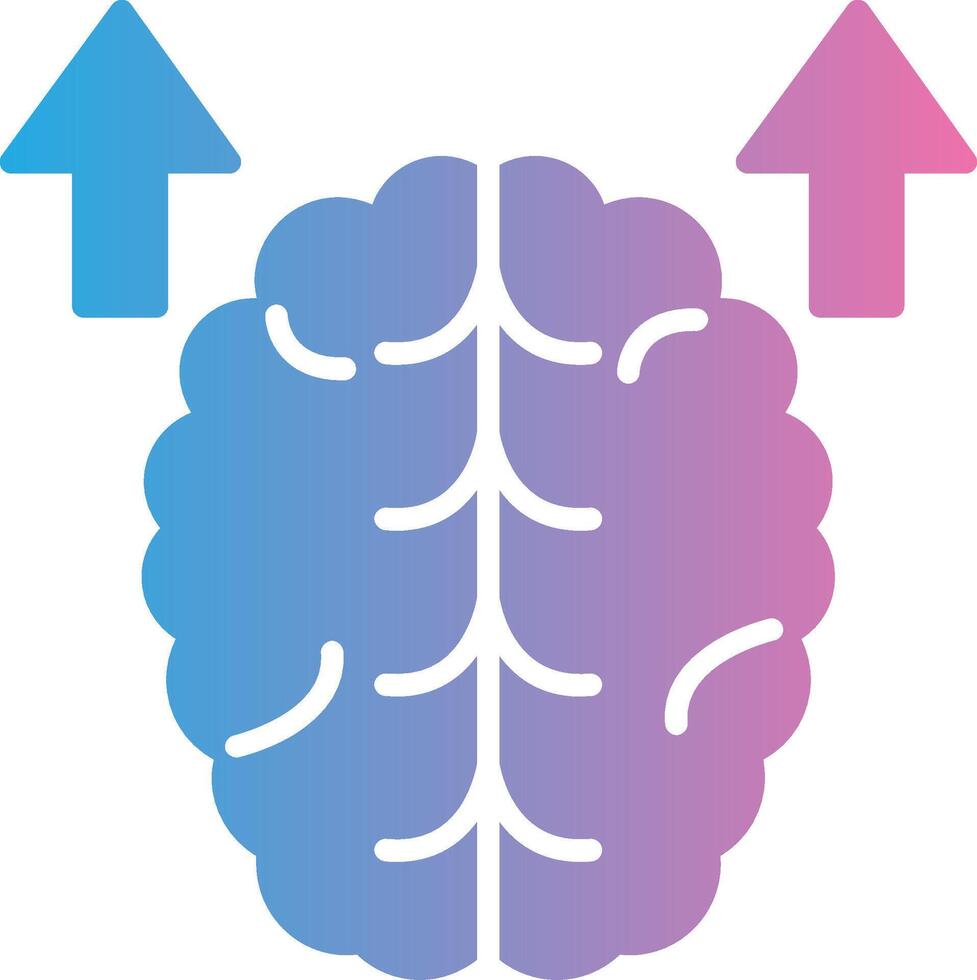 Neuroplasticity Gradient Style Element vector