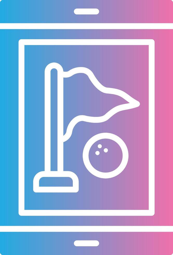 Golf Interactive UI Design vector