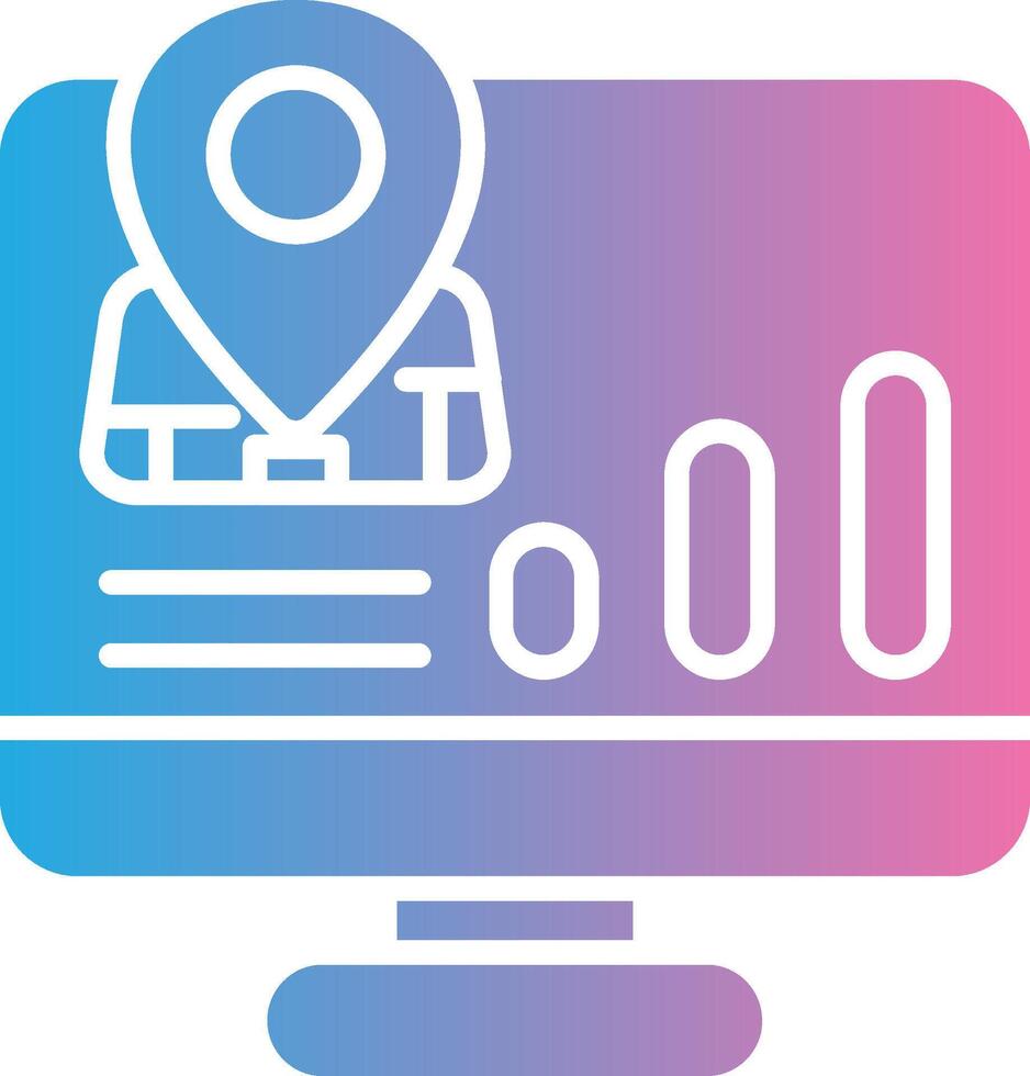 Tracking Geometric Style Badge vector