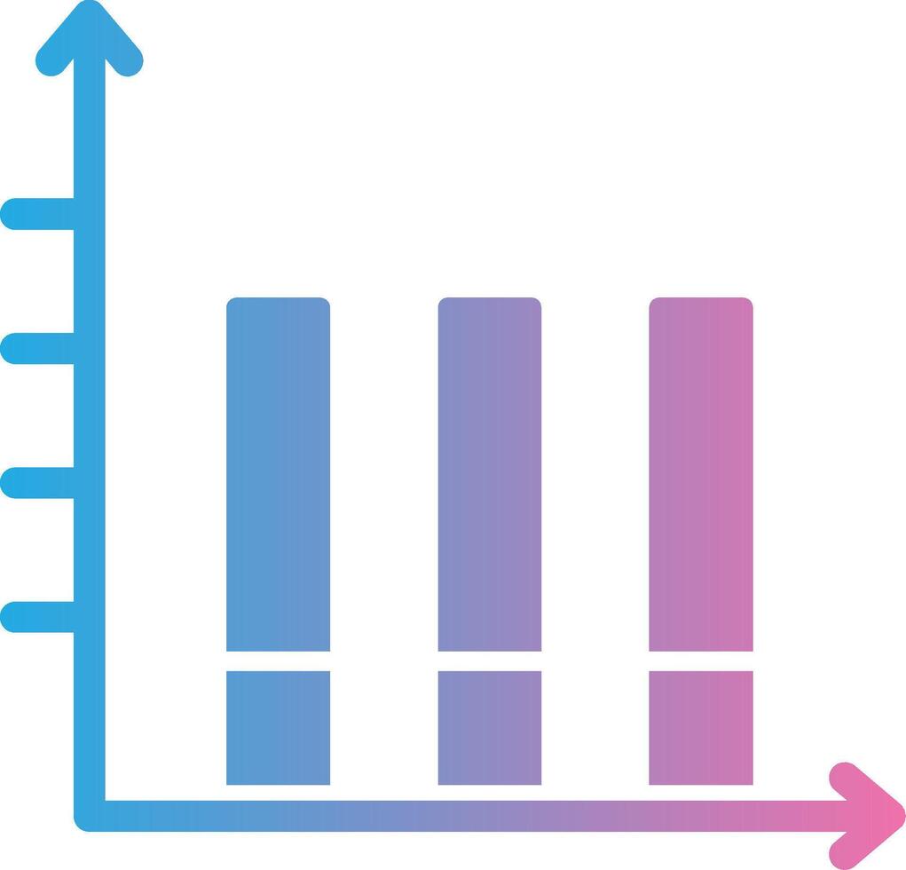 Bar Chart Clean UI Concept vector