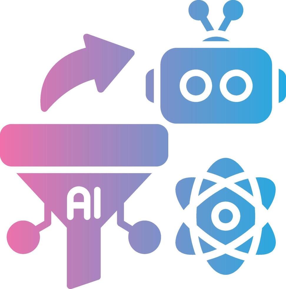 Filter 3D Interface Shape vector