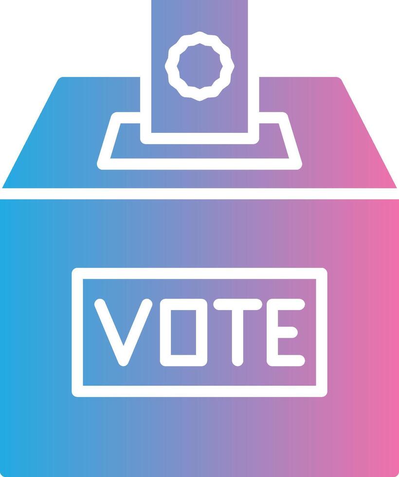 Voting Geometric App Mark vector