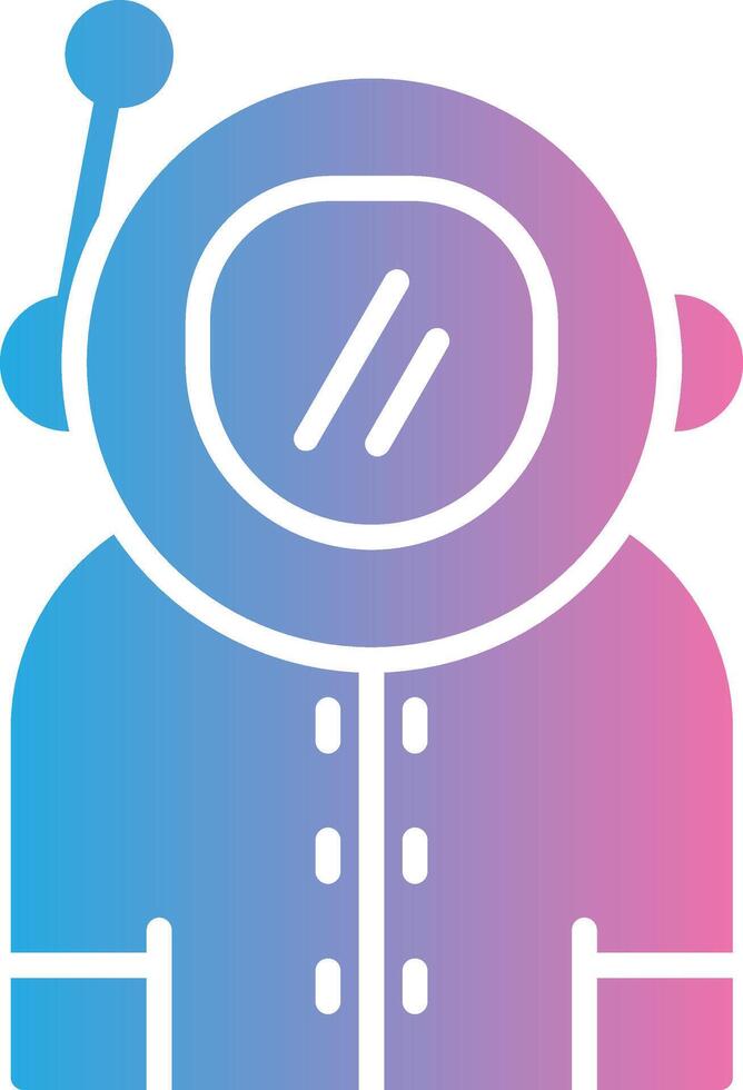 Astronaut Flat UI Form vector