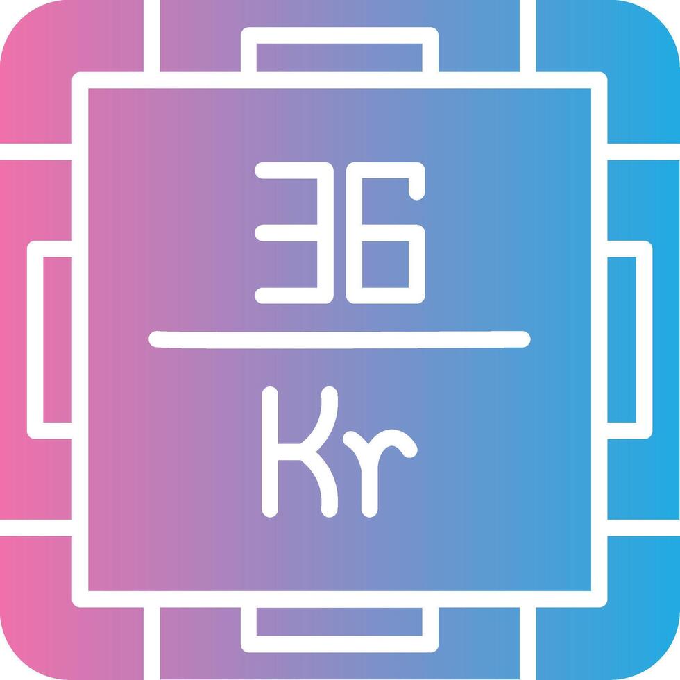 Krypton Bright Tone Visual vector