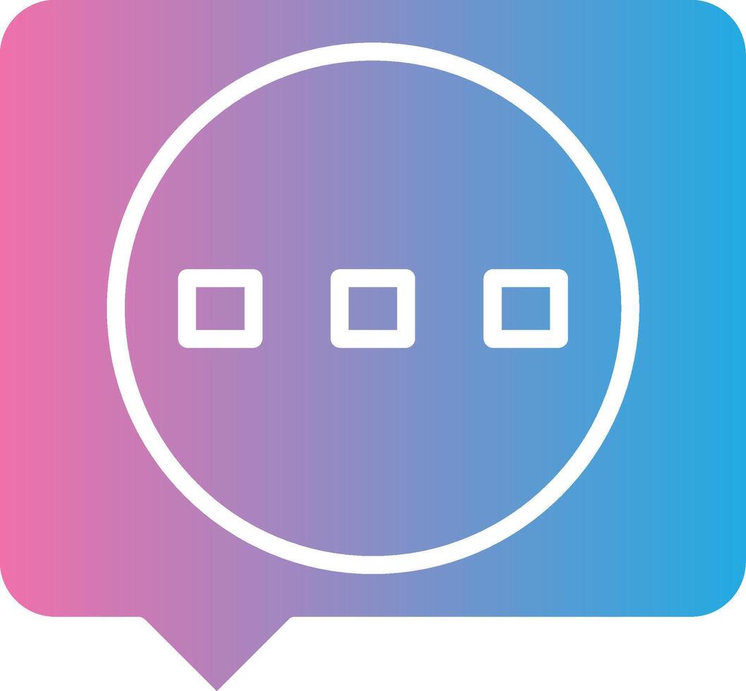 Speech Bubble Interactive UI Design vector