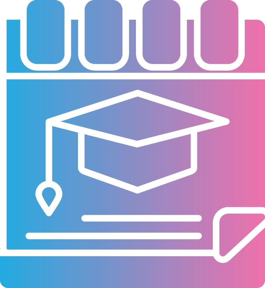 Year Iconic Line Form vector