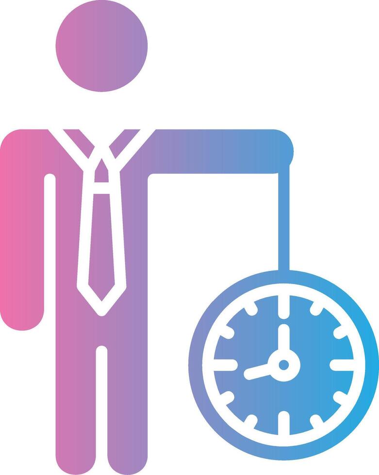Businessman Clean Digital Design vector